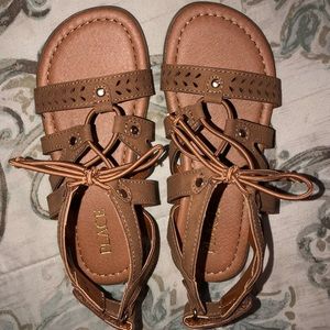 Studded Gladiator Sandals. Toddler 9. Never worn